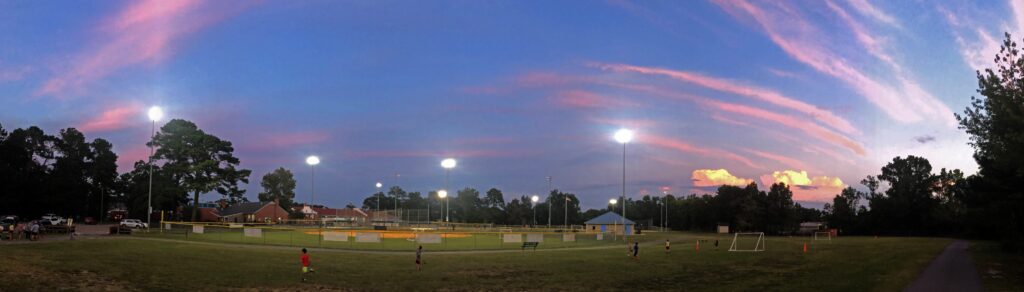 Photo of the Town of Stedman's Recreational Ball Park.